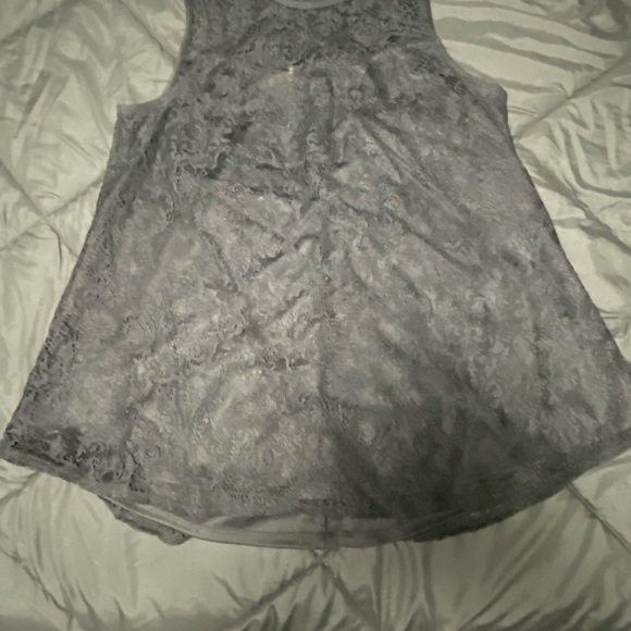 Fortune and Ivy black lace tank top - Picture 2 of 5